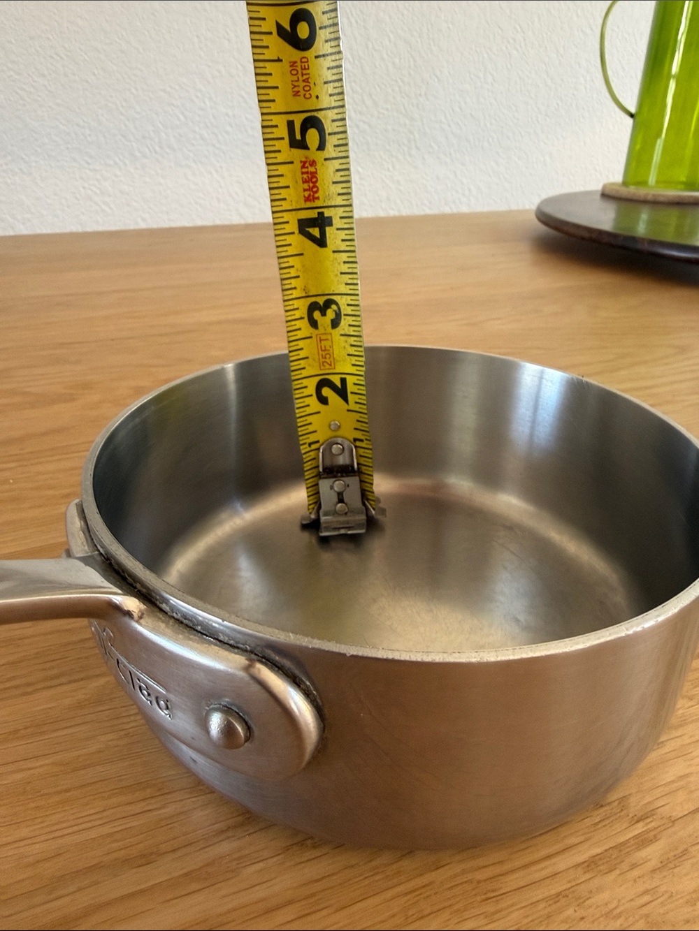 ALL CLAD Small Stainless Steel Saucepan // Pot - Picture 5 of 7